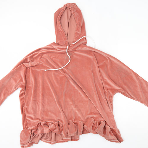 new collection Womens Pink   Pullover Hoodie One Size  - loungewear