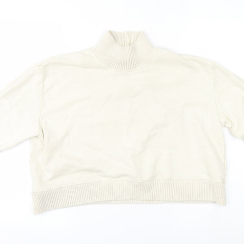 Primark Womens Ivory   Pullover Jumper Size 2XS  - cropped