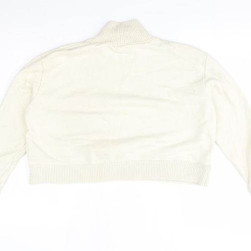 Primark Womens Ivory   Pullover Jumper Size 2XS  - cropped