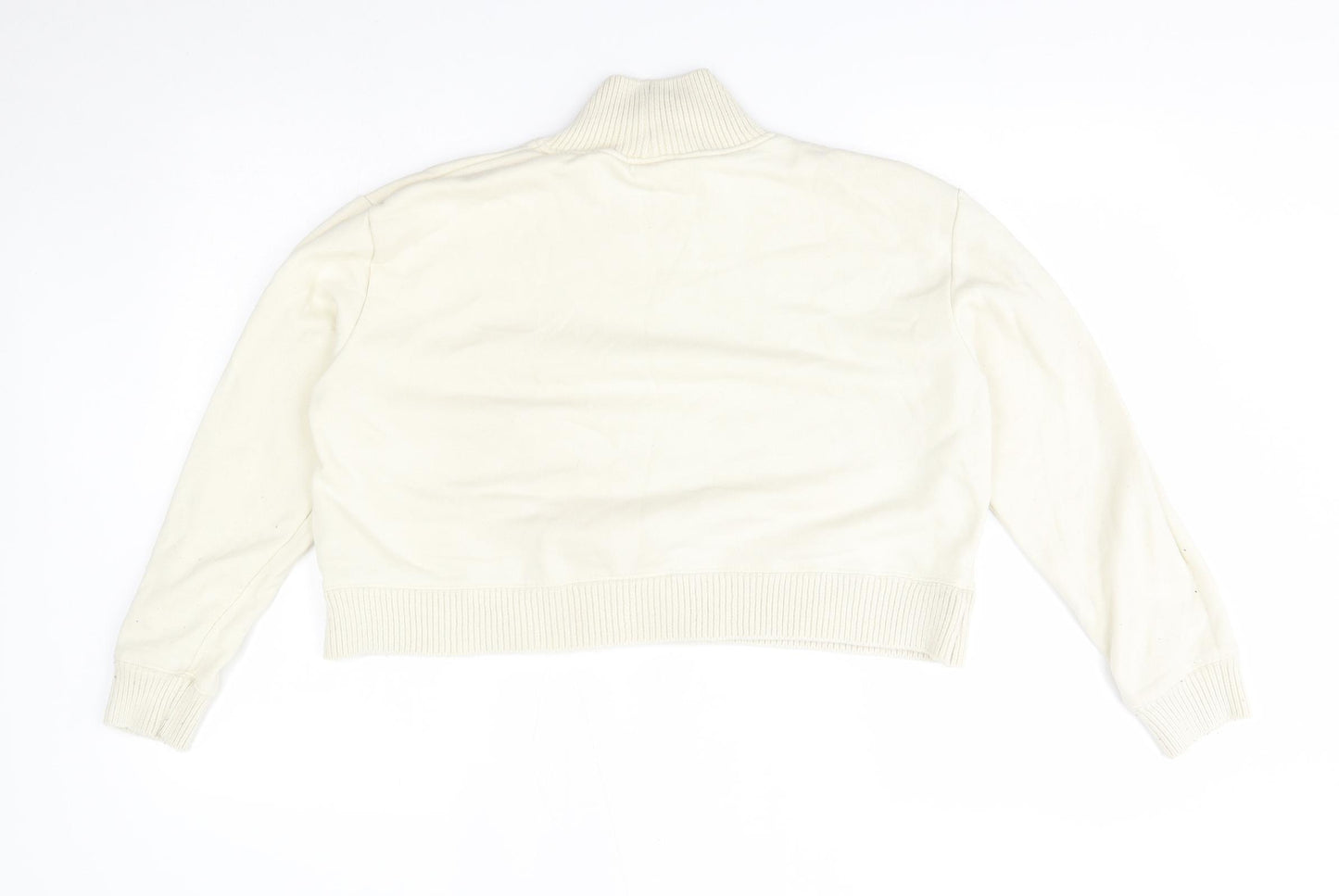 Primark Womens Ivory   Pullover Jumper Size 2XS  - cropped