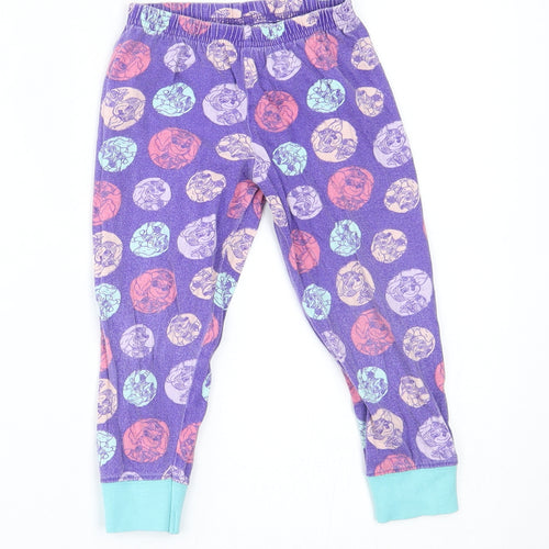Nickelodeon Girls Purple    Pyjama Pants Size 2-3 Years