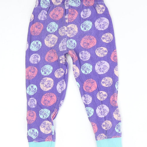 Nickelodeon Girls Purple    Pyjama Pants Size 2-3 Years