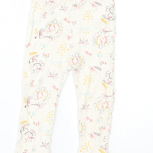 Nutmeg Girls Yellow    Pyjama Pants Size 2-3 Years  - matching set