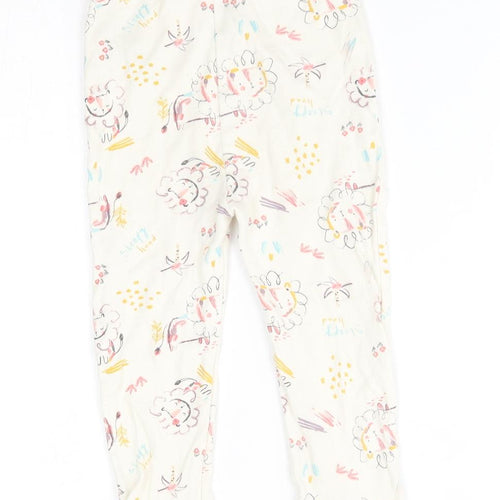 Nutmeg Girls Yellow    Pyjama Pants Size 2-3 Years  - matching set