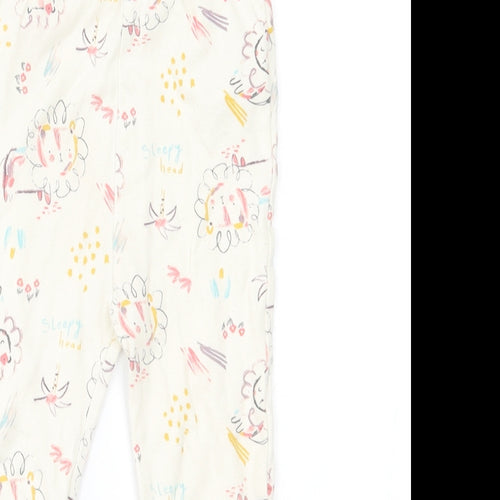 Nutmeg Girls Yellow    Pyjama Pants Size 2-3 Years  - matching set