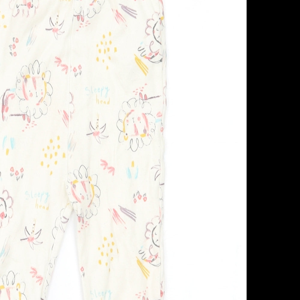 Nutmeg Girls Yellow    Pyjama Pants Size 2-3 Years  - matching set