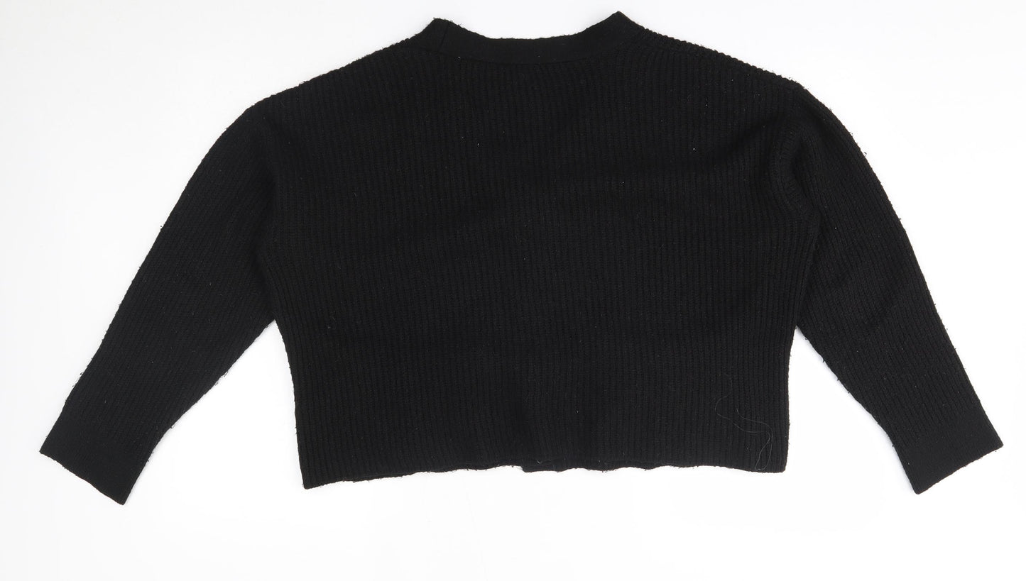New Look Womens Black   Cardigan Jumper Size M