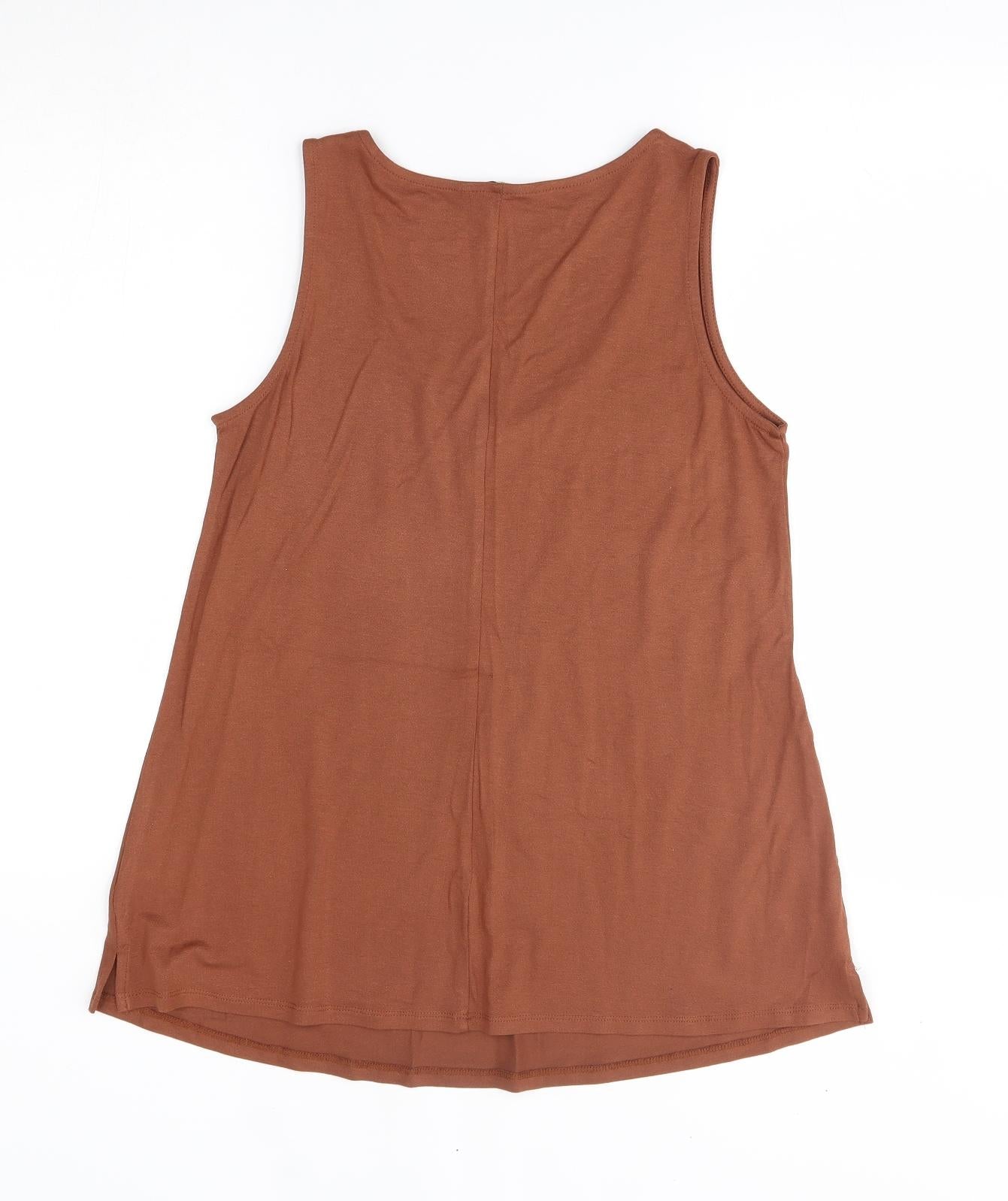 George Womens Brown   Basic Tank Size 8