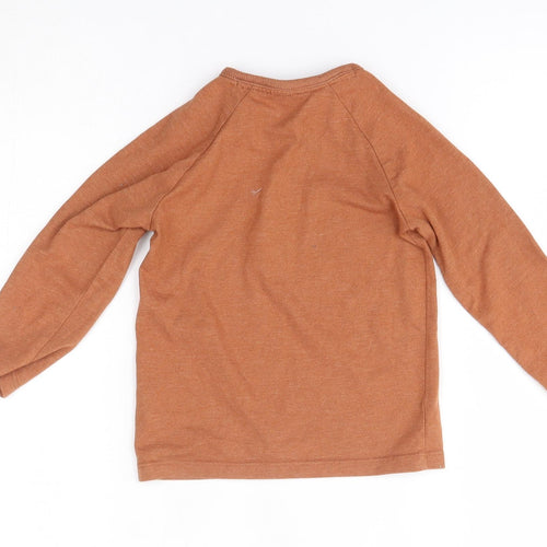George Baby Orange   Basic T-Shirt Size 12-18 Months  - explore dream play