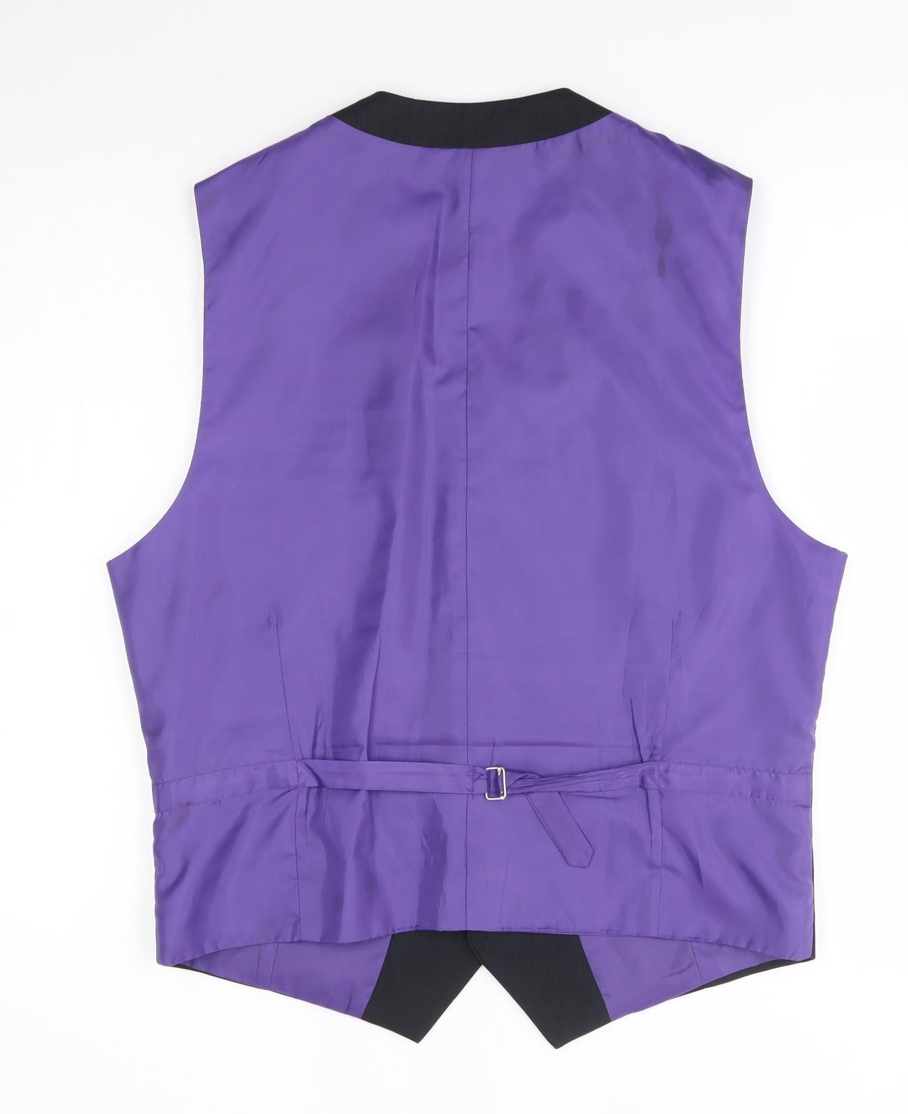 Milan Mens Black    Suit Waistcoat
