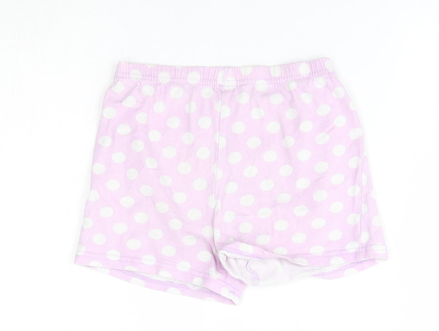 TU Girls Pink Polka Dot   Sleep Shorts Size 4-5 Years  - panda