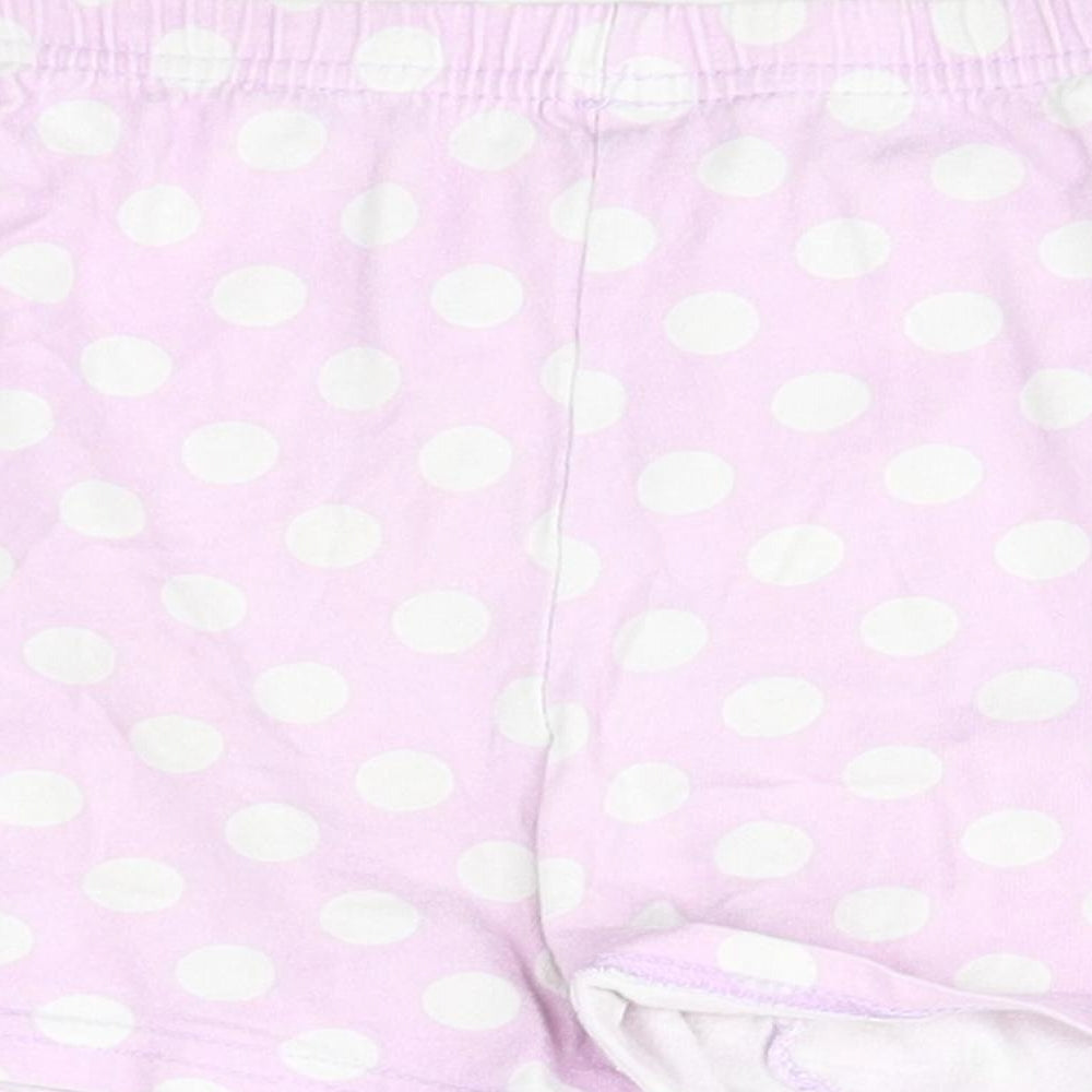 TU Girls Pink Polka Dot   Sleep Shorts Size 4-5 Years  - panda