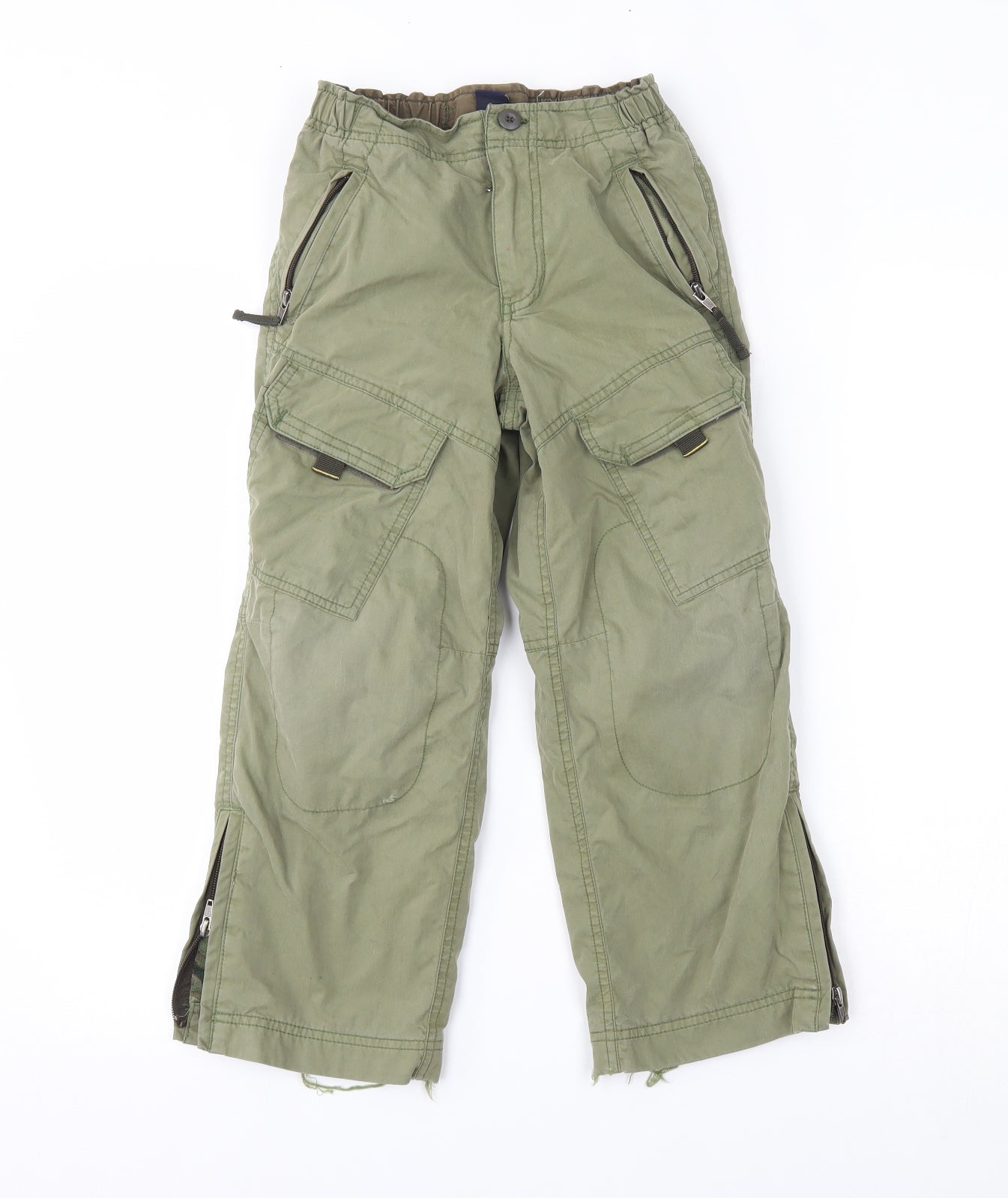 Gap Girls Green   Cargo Trousers Size 6-7 Years