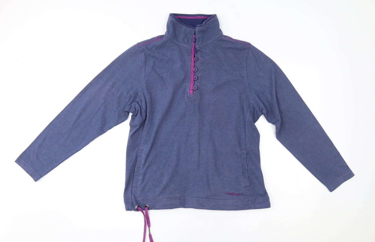 tayberry Womens Blue   Pullover Sweatshirt Size M