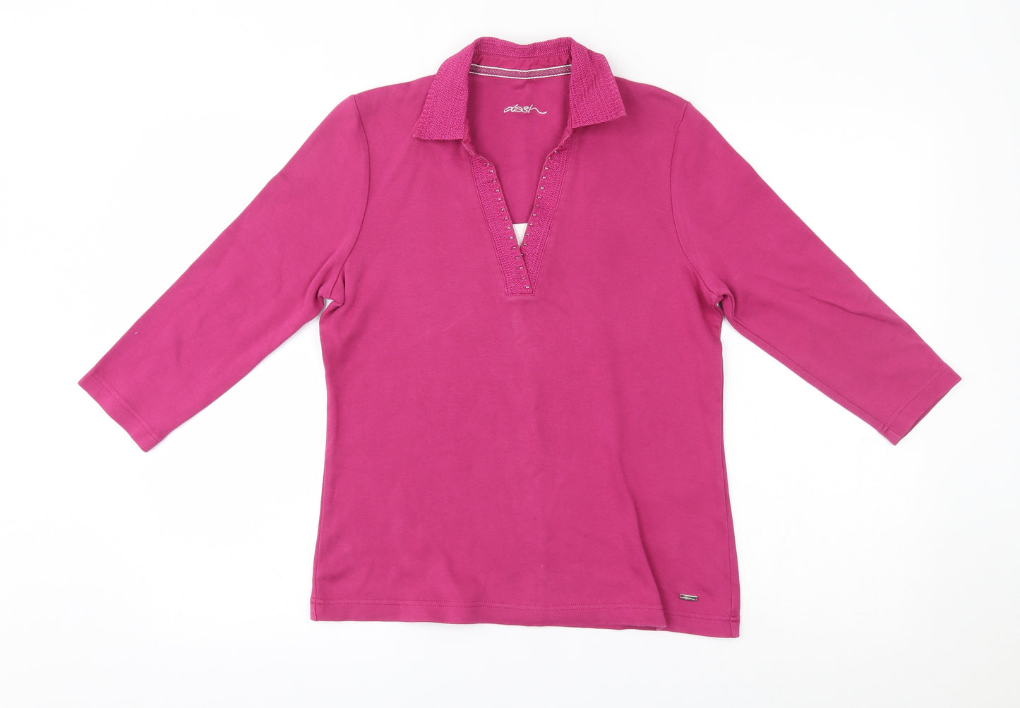 DASH Womens Pink   Basic T-Shirt Size 12