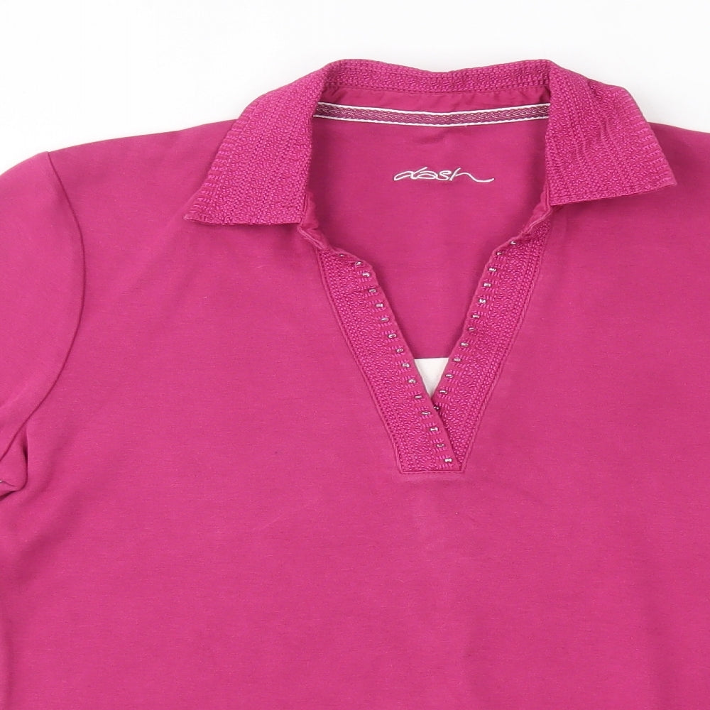DASH Womens Pink   Basic T-Shirt Size 12