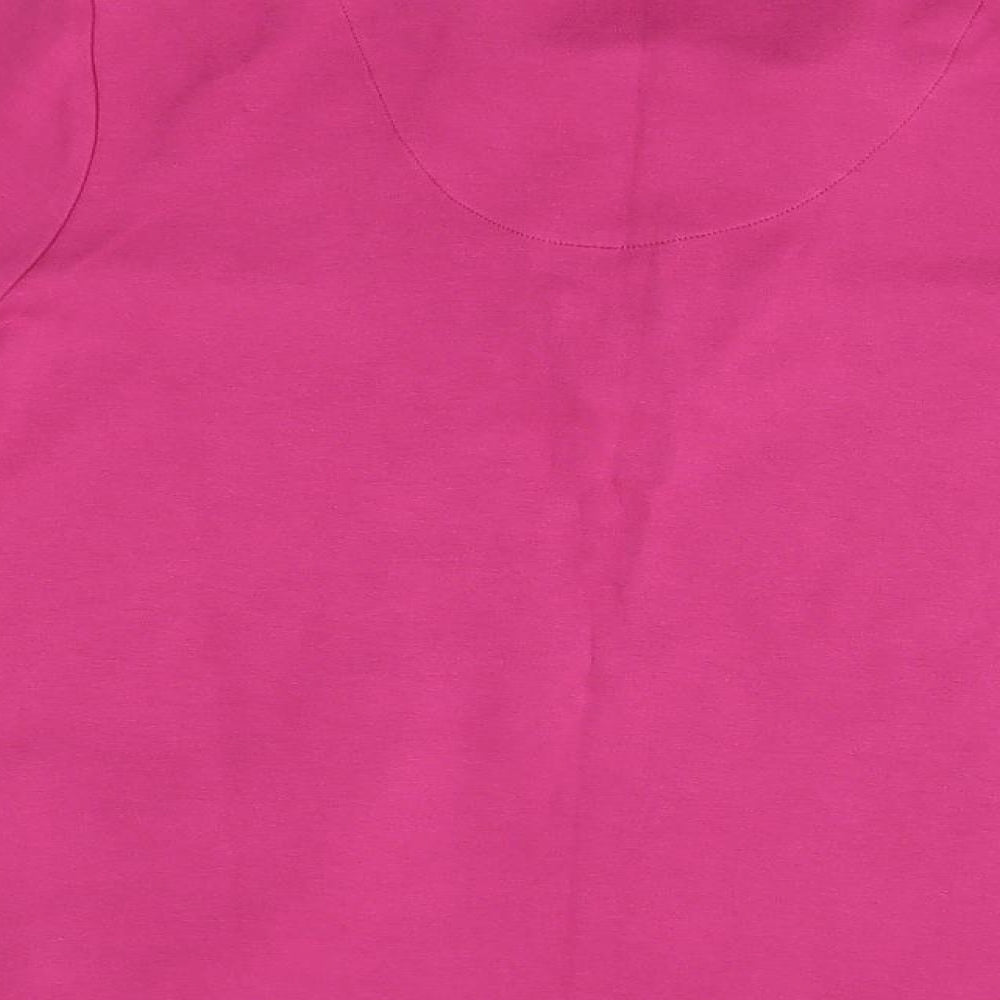 DASH Womens Pink   Basic T-Shirt Size 12