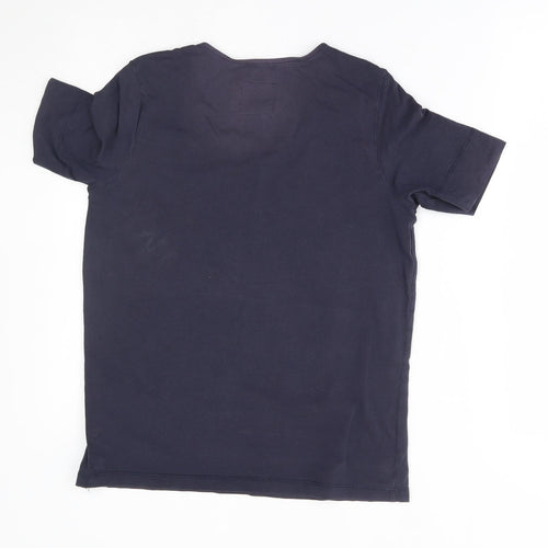 Bianca Womens Blue   Basic T-Shirt Size 12
