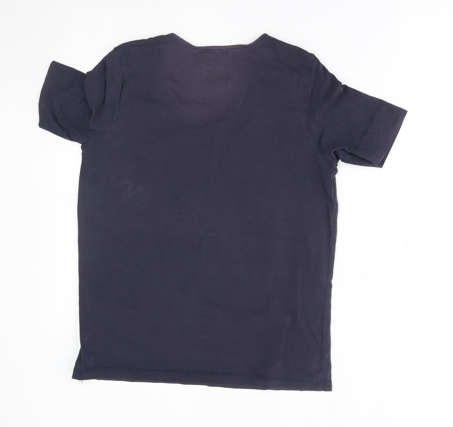 Bianca Womens Blue   Basic T-Shirt Size 12