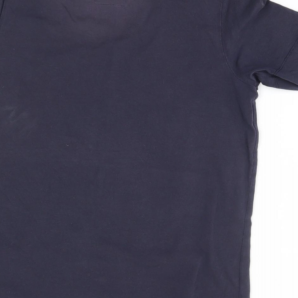 Bianca Womens Blue   Basic T-Shirt Size 12