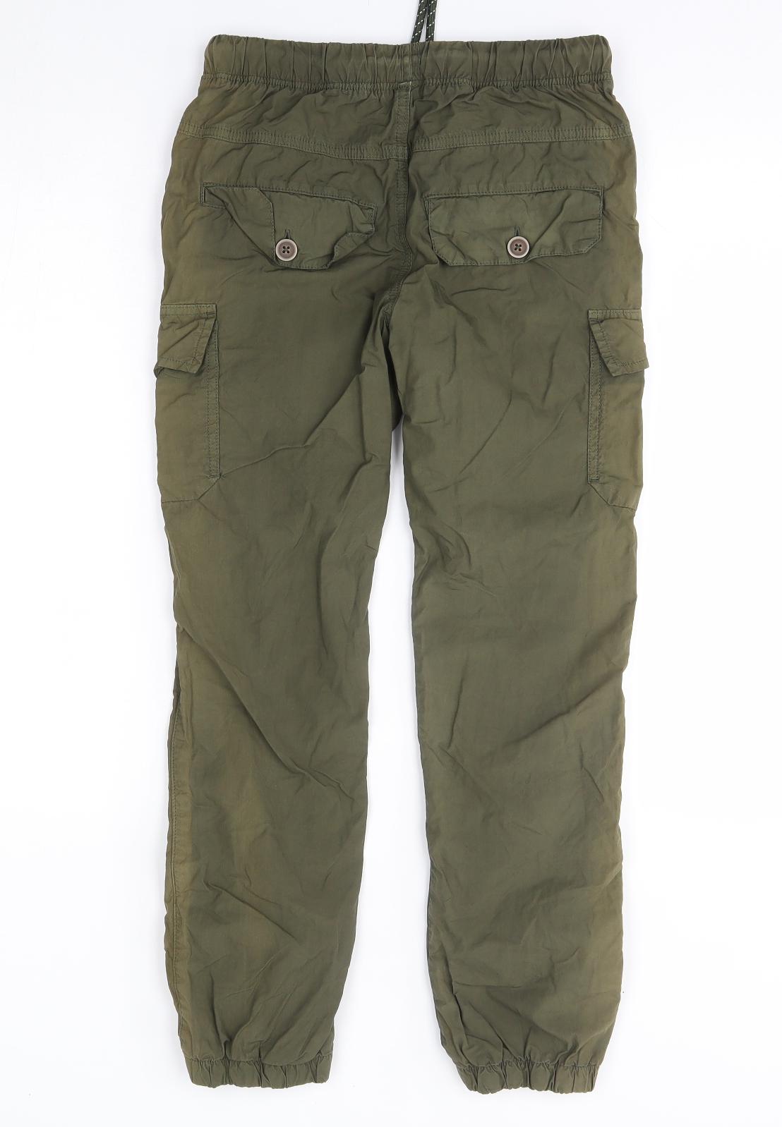 Nutmeg Boys Green   Capri Trousers Size 11-12 Years