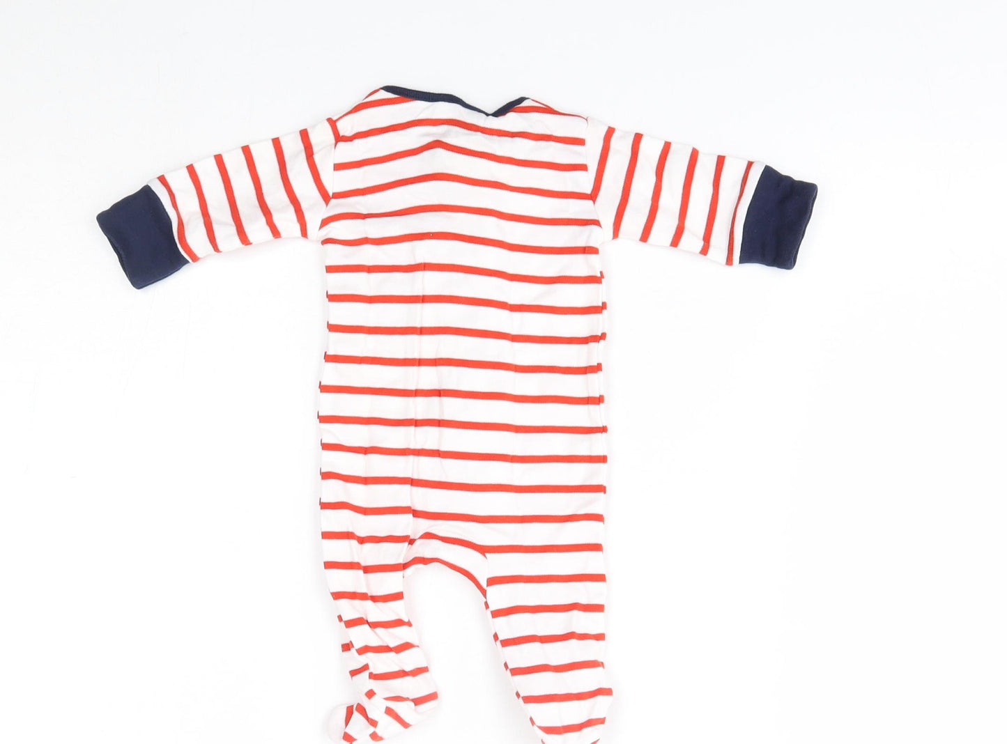 NEXT Baby White Striped   One Piece Size Newborn