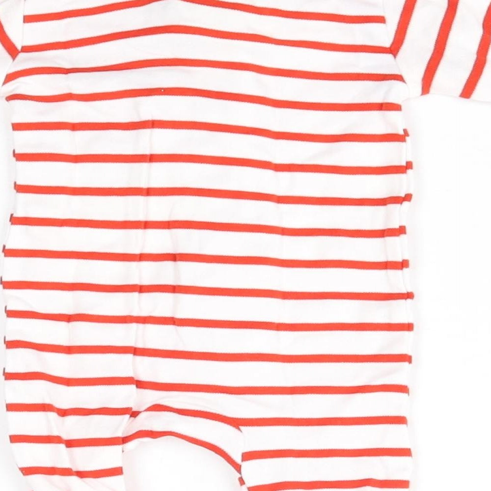 NEXT Baby White Striped   One Piece Size Newborn