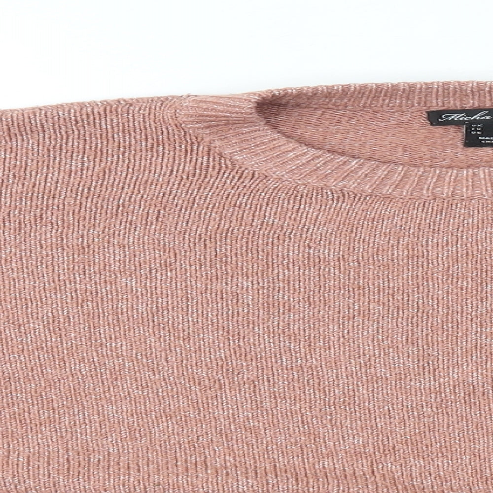 Micha Lounge Womens Beige   Pullover Jumper Size S