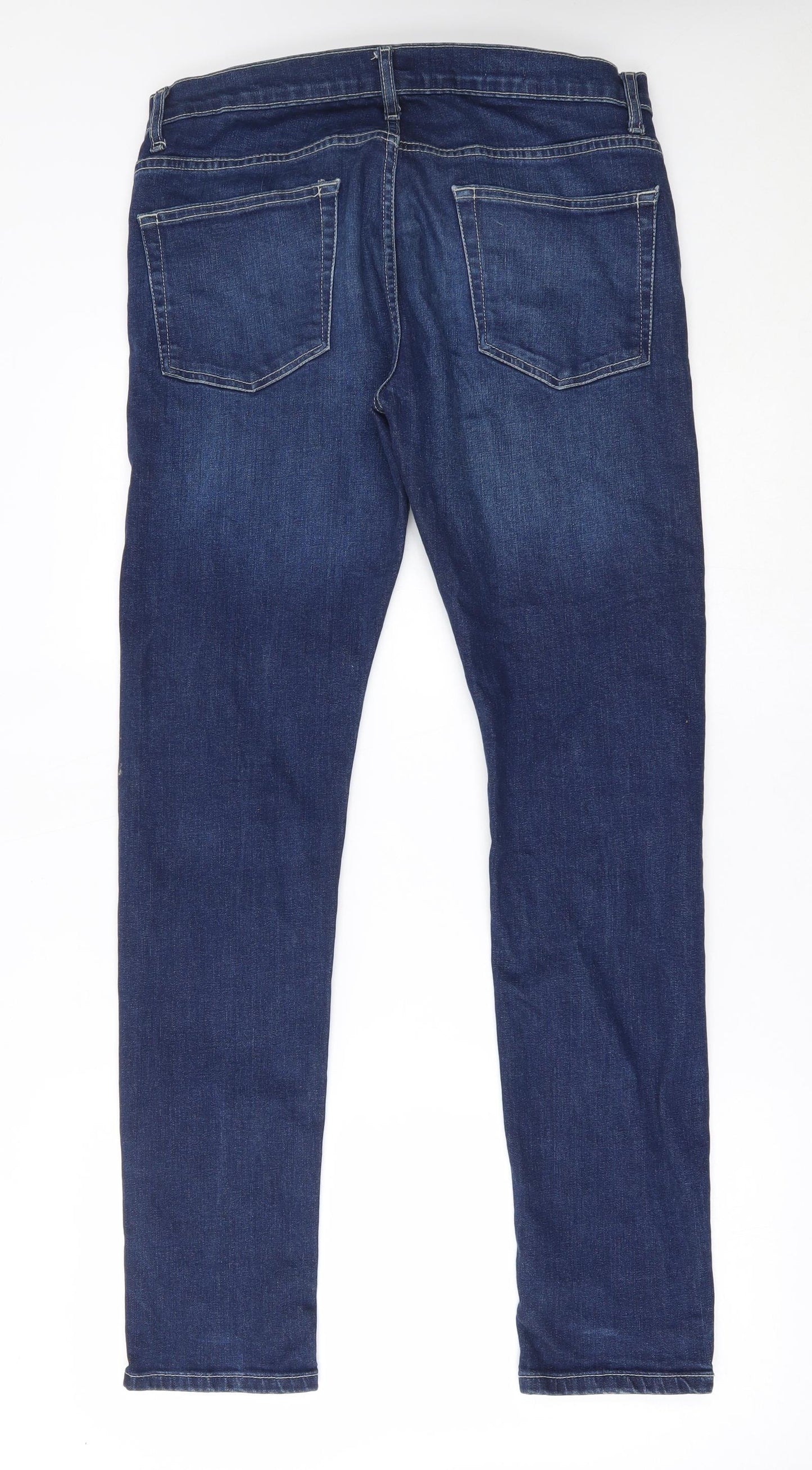 Topman Mens Blue   Skinny Jeans Size 32 L32 in