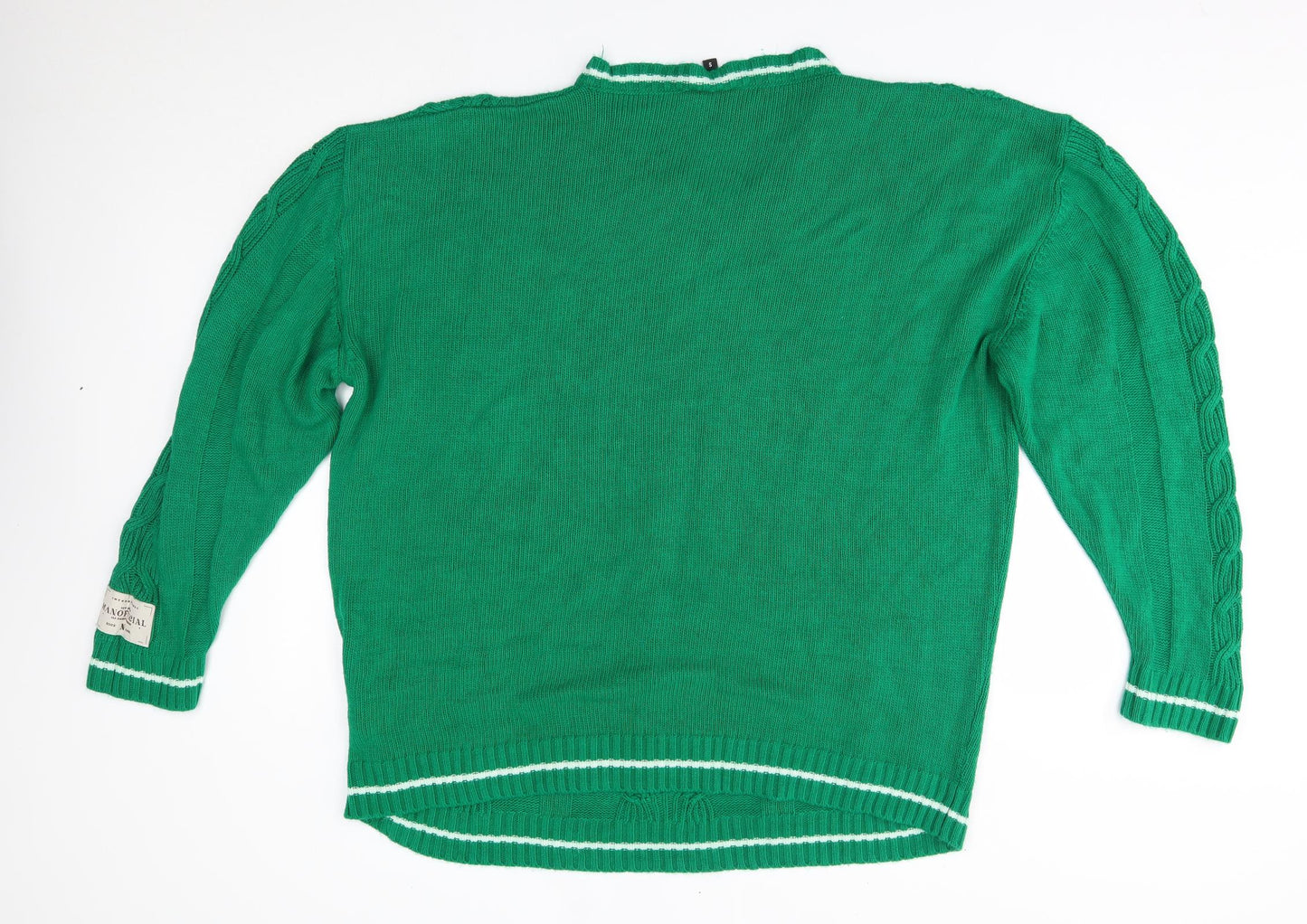 boohooman Mens Green   Pullover Jumper Size S