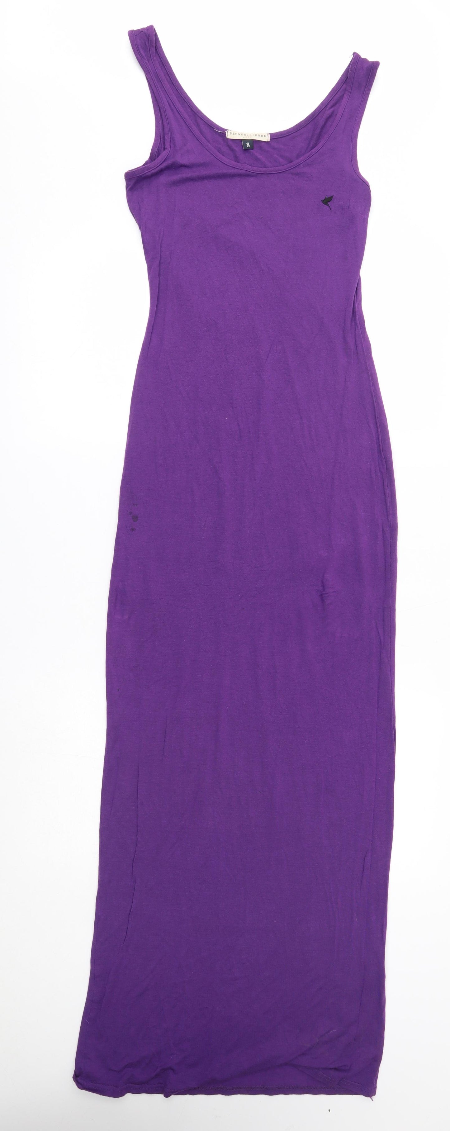 Blonde + Blonde Womens Purple   Tank Dress  Size 8