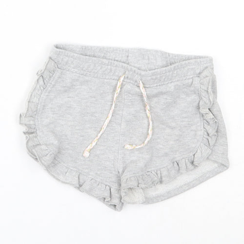 Matalan Girls Grey   Sweat Shorts Size 5 Years -