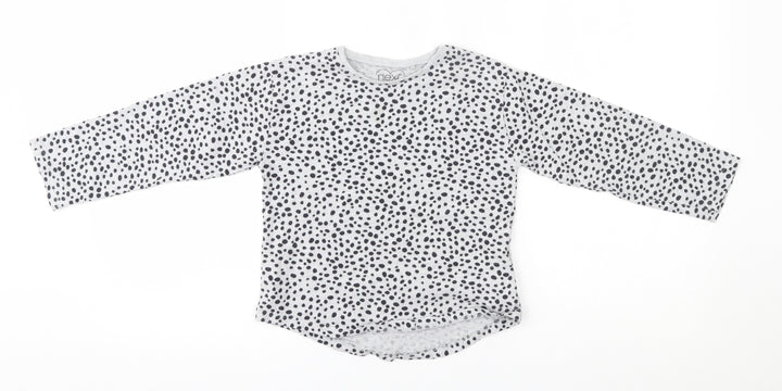 NEXT Boys Grey Animal Print  Basic T-Shirt Size 5-6 Years