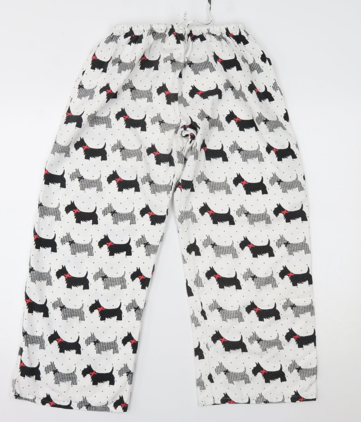 night & day Womens White    Lounge Pants Size 14  - elastic waist, dog pattern