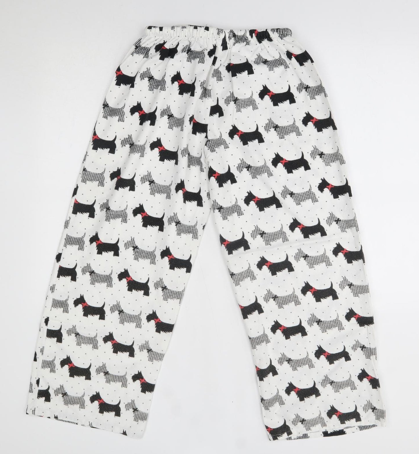 night & day Womens White    Lounge Pants Size 14  - elastic waist, dog pattern