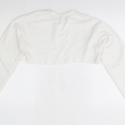 PRETTYLITTLETHING Womens White   Pullover Jumper Size S