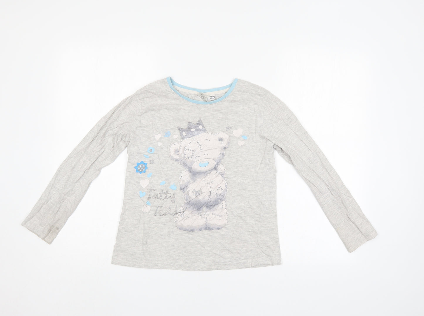 ME TO YOU Girls Grey   Top Pyjama Set Size 11-12 Years