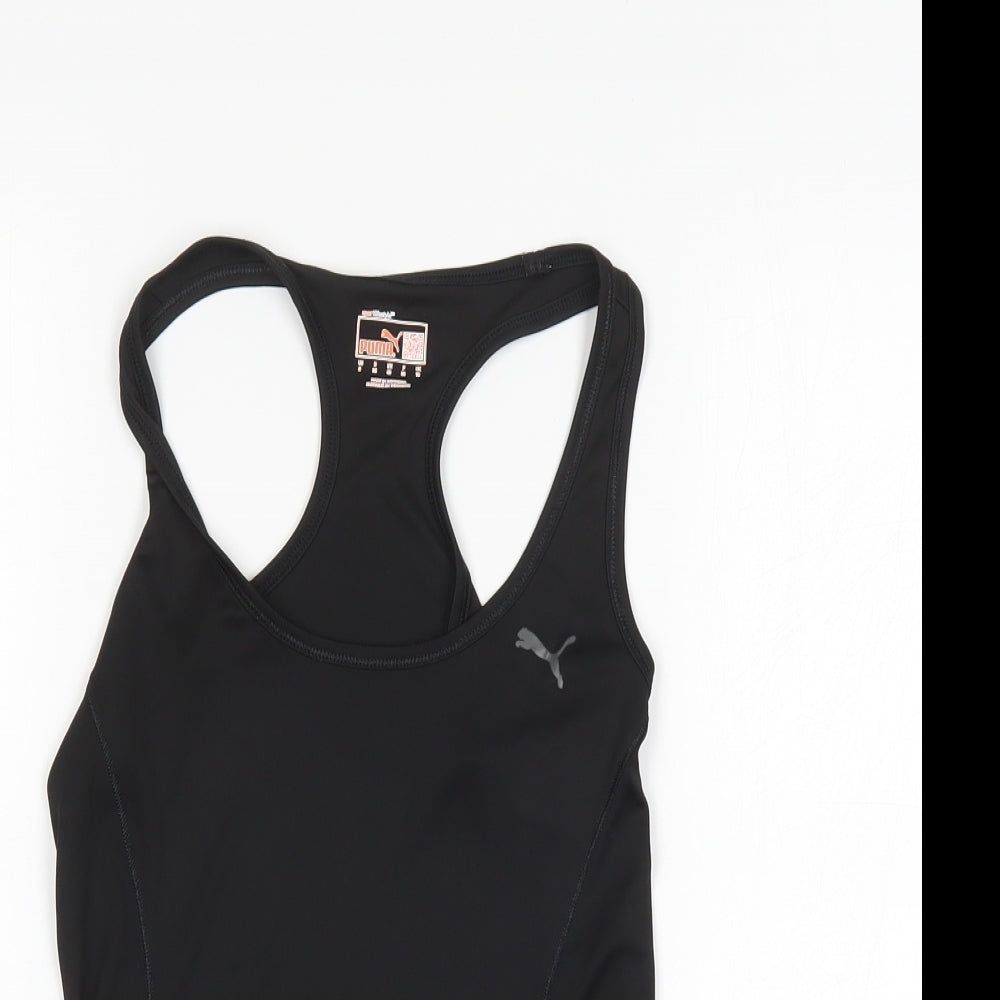 PUMA Womens Black   Jersey Tank Size 10