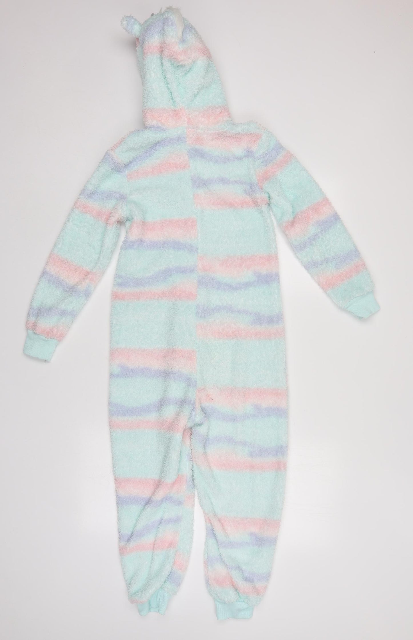 Peacocks Girls Multicoloured Striped   One Piece Size 8-9 Years