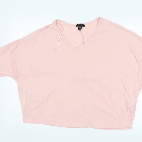 New Look Womens Pink   Basic Blouse Size M
