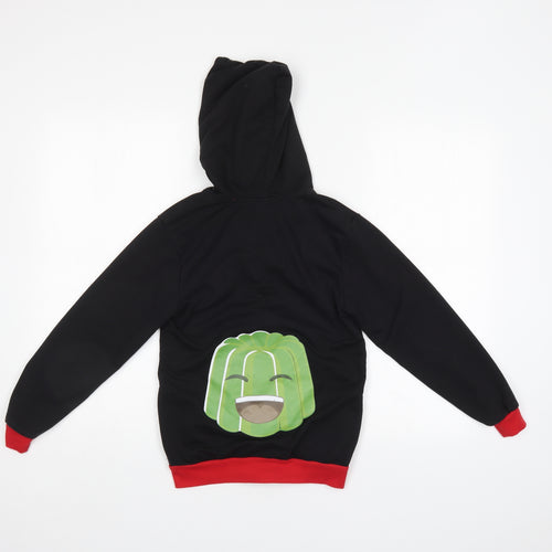 FOANJA Boys Black   Full Zip Hoodie Size 11 Years