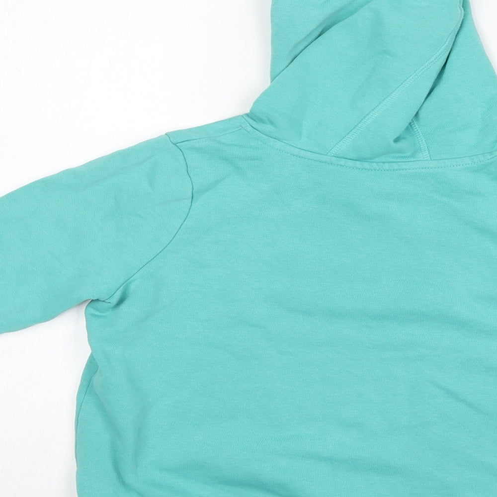George Girls Green   Pullover Hoodie Size 9-10 Years