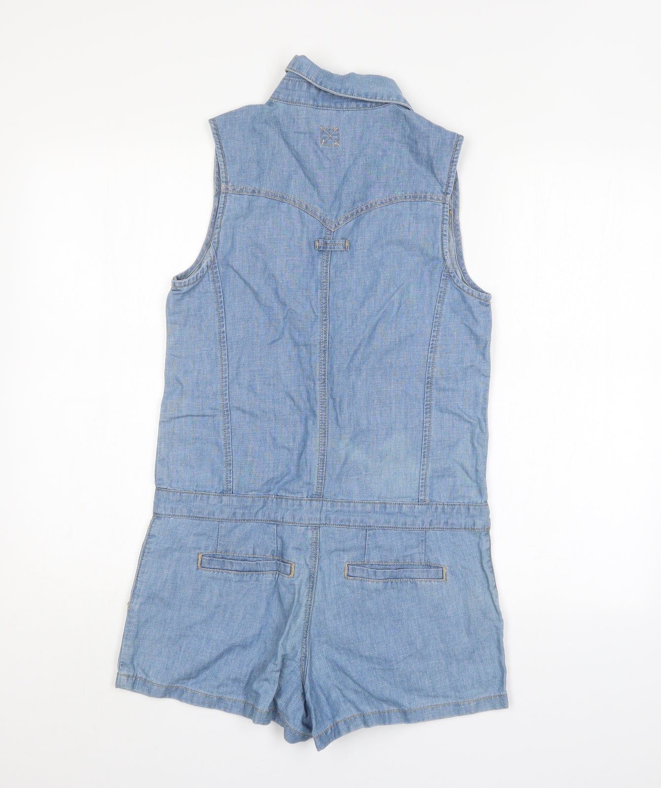 River Island Womens Blue   Shorts One-Piece Size 8