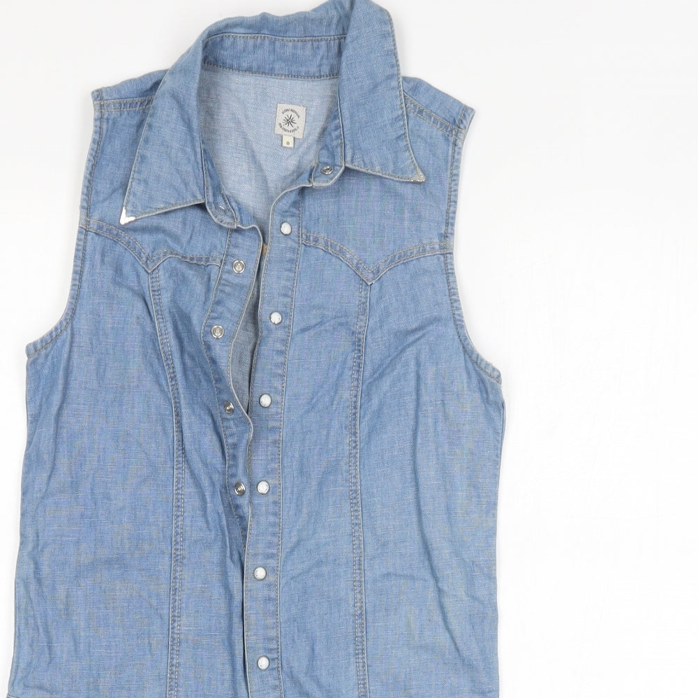 River Island Womens Blue   Shorts One-Piece Size 8
