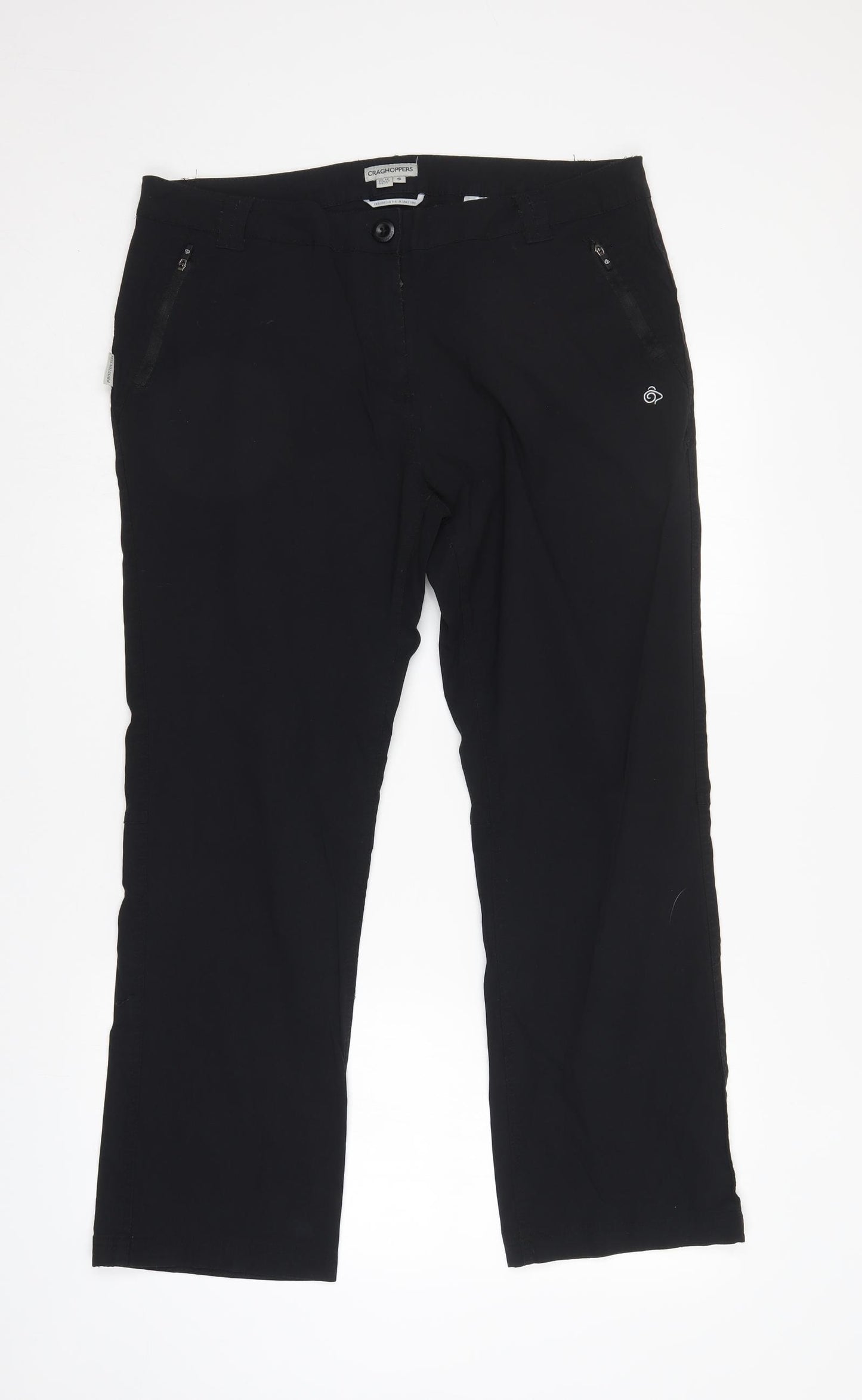 Craighoppers Womens Black   Straight Jeans Size 16 L28 in