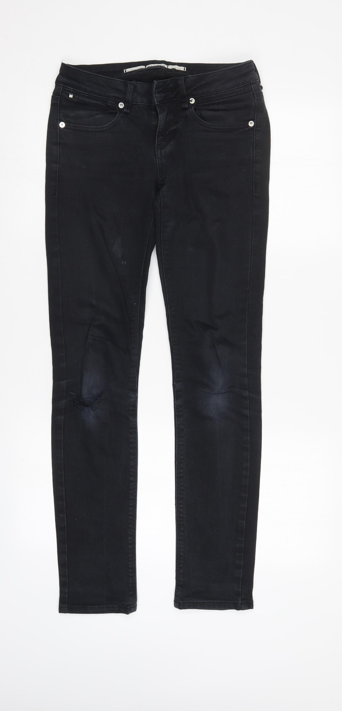 Baxter Womens Black   Straight Jeans Size 8 L32 in