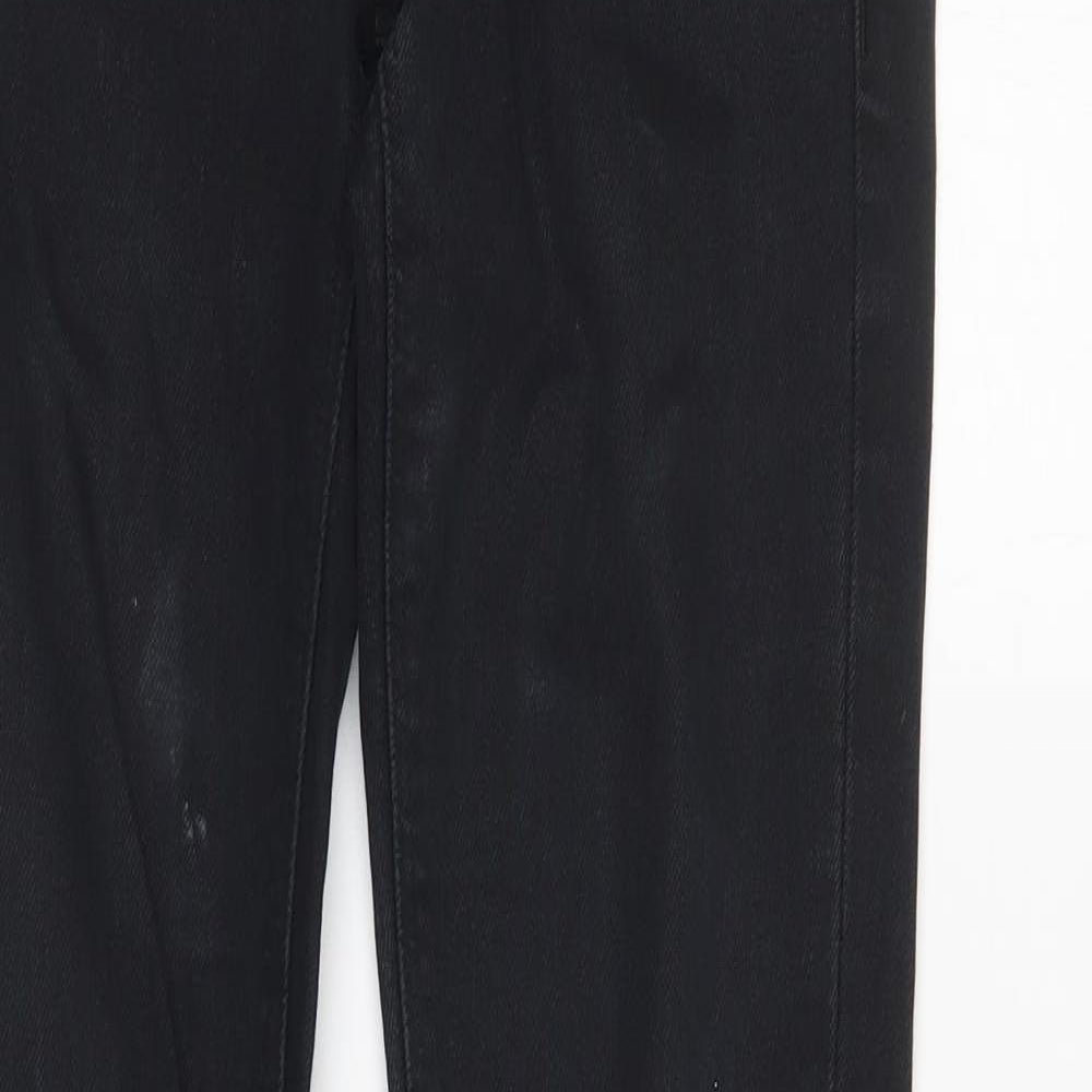 Baxter Womens Black   Straight Jeans Size 8 L32 in