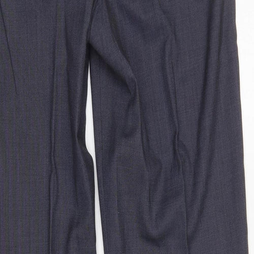 M&S Womens Grey   Trousers  Size 8 L30 in