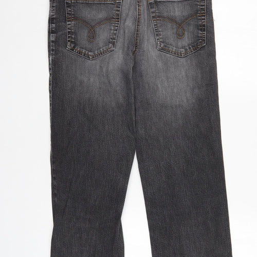 Papaya Womens Black   Straight Jeans Size 12 L28 in