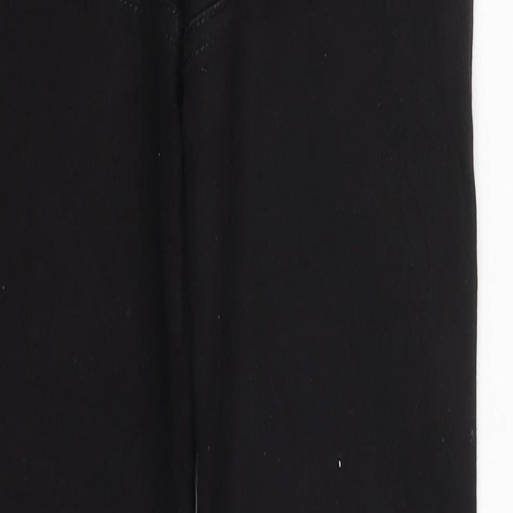 ASOS Womens Black  Denim Bootcut Jeans Size 26 in L28 in
